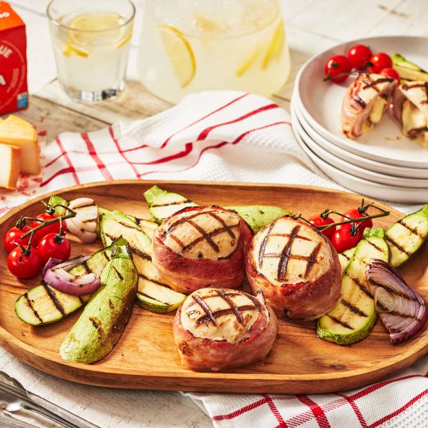 OKA Classique with mushrooms & bacon stuffed tournedos OKA Classique with mushrooms & bacon stuffed tournedos