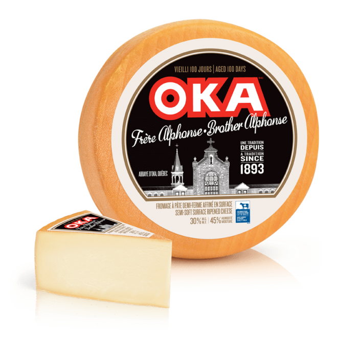 OKA Brother Alphonse Cheese Wedges Cut In Store OKA Brother Alphonse Cheese Wedges Cut In Store