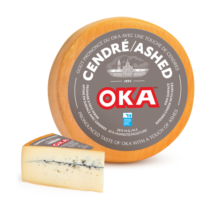 OKA Ashed Cheese Cut in store 3 kg