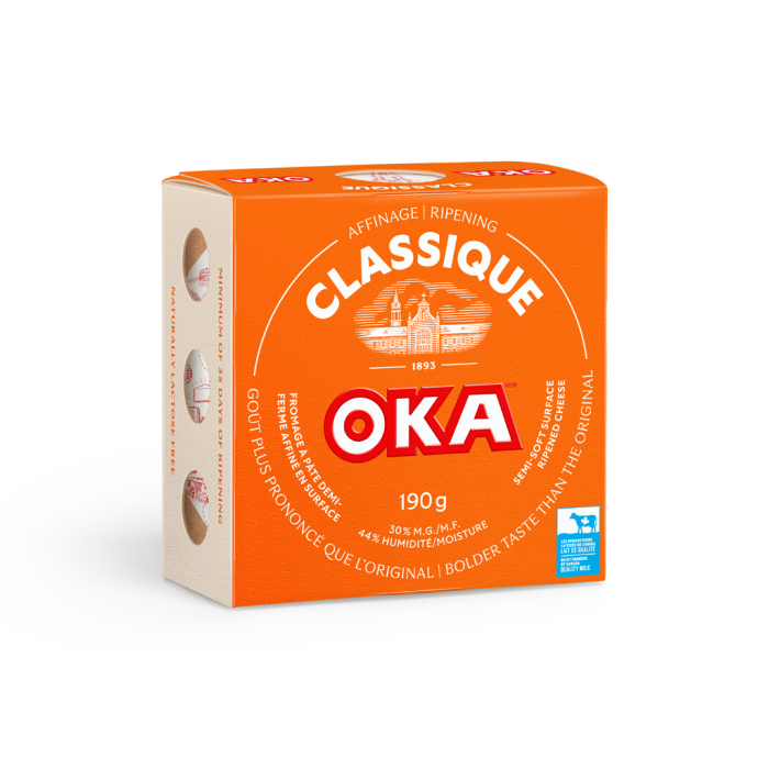 Fromage OKA Classique emballage meule 190 grammes