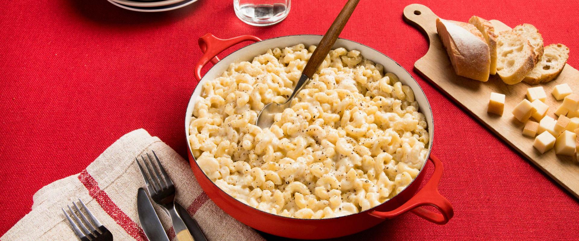 One-pot mac and cheese with OKA and Gouda